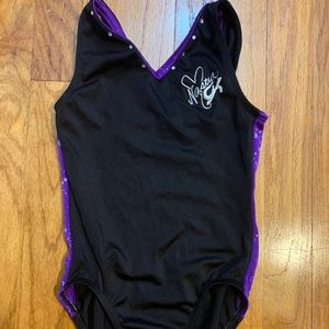 Girls GK “Nastia” gymnastics leotard child med
